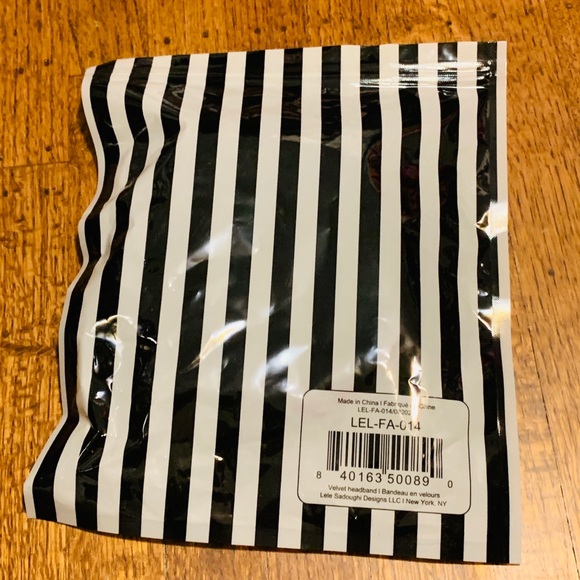 LELE SADOUGHI - VELVET HEADBAND - Picture 3 of 3